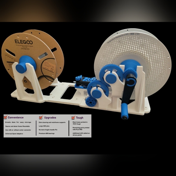 Professional 3D Printer Filament Spooler - Picture 1 of 6